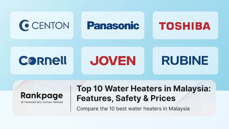 top 10 water heaters in malaysia features safety prices