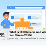 Illustration of person learning how to add schema markup for better Google search results