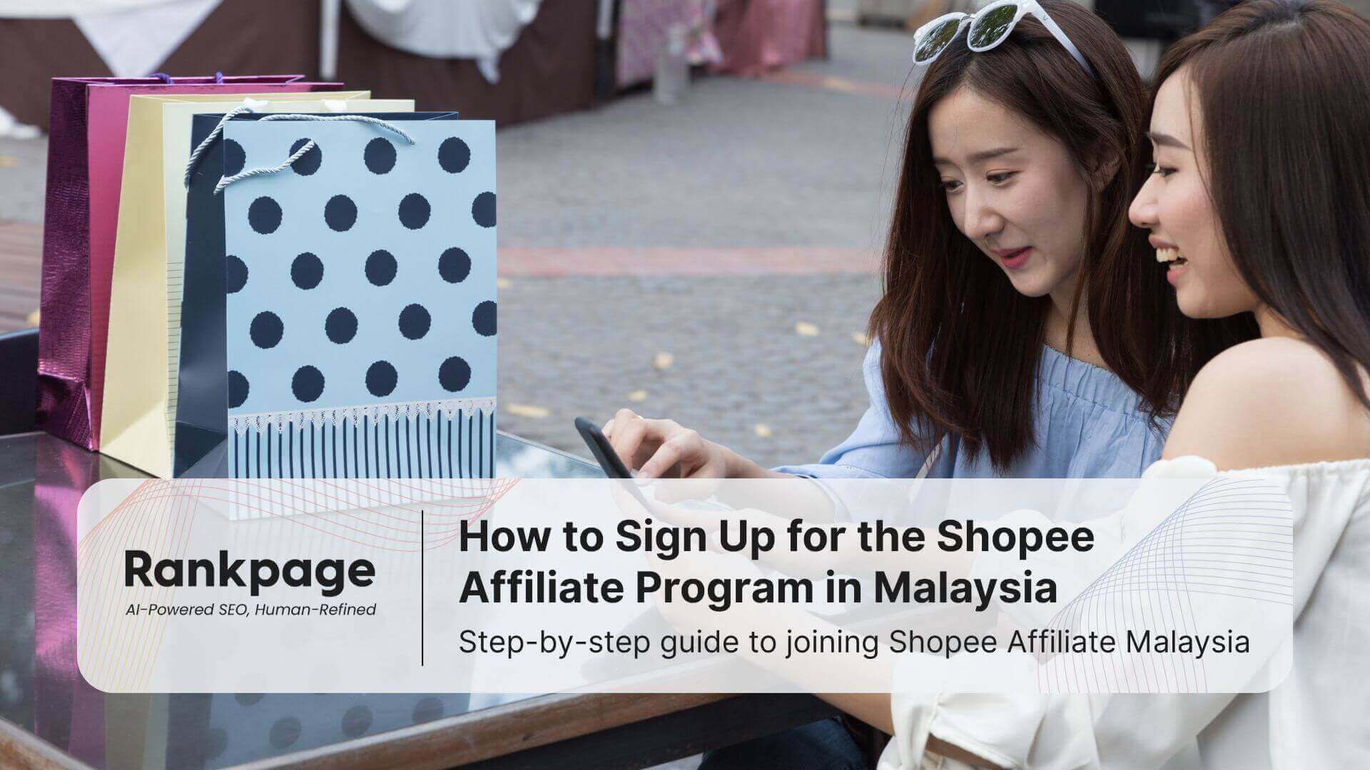 beautiful-asian-woman-with-shopping-bags-on-table-sitting-together-with-friend-while-using-smart-phone