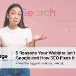 A women confused about why not ranking on Google search
