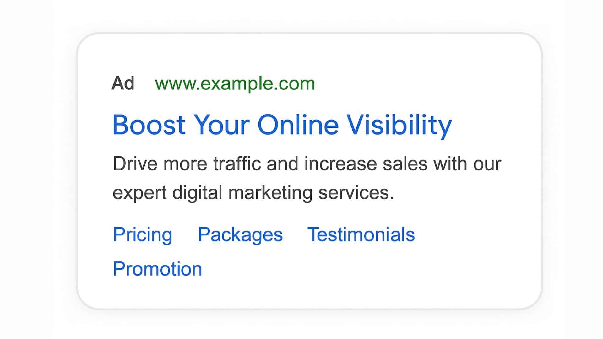 Googles ads extensions illustration image