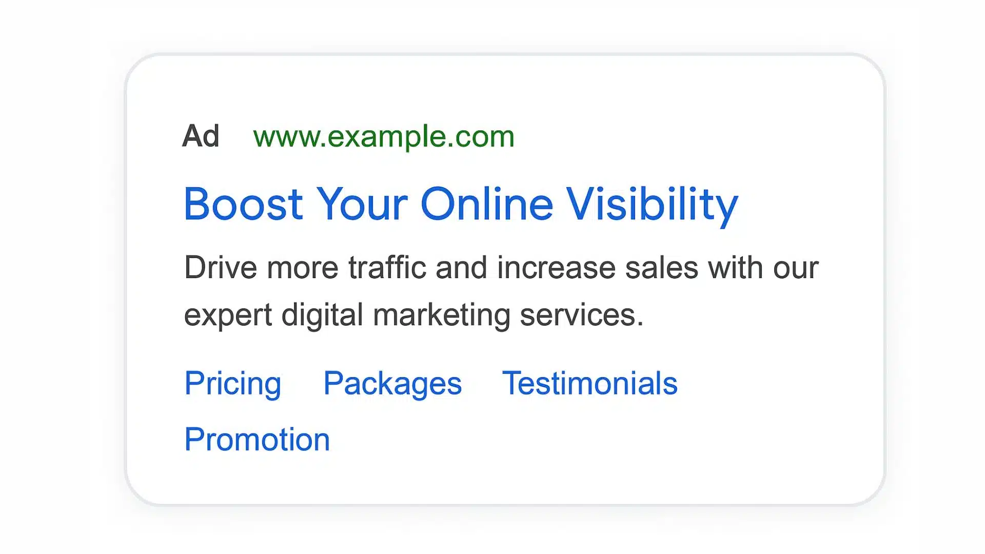 Googles ads extensions illustration image
