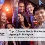 A group of influencers is partying, and they are all happy and smiling while one of them in front takes a selfie. This represents the top 10 social media marketing agency in Malaysia.
