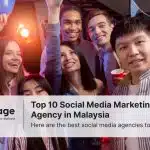 A group of influencers is partying, and they are all happy and smiling while one of them in front takes a selfie. This represents the top 10 social media marketing agency in Malaysia.
