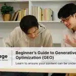 A guy teaching another guy about generative engine optimization