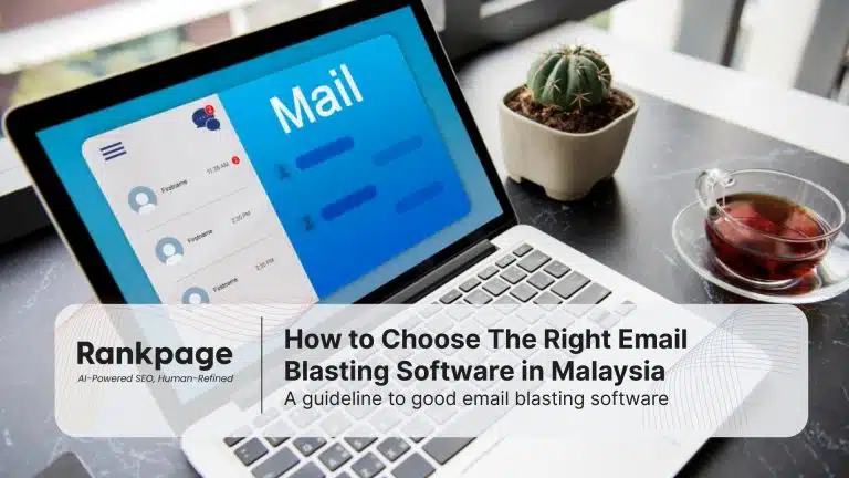 A photo of a webmail client on a laptop. Email blasting software is part of this client, and is useful for marketing.