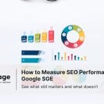Charts with SEO performance record and statistic on desk with magnifier beside indicating how to measure