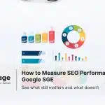 Charts with SEO performance record and statistic on desk with magnifier beside indicating how to measure