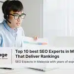 seo specialist giving proposal to client