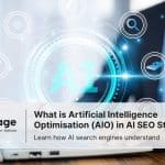 A man searching online of what is AIO in AI SEO