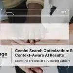 Team members cheering to each other to do Gemini Search Optimization: Rank in Context-Aware AI Results