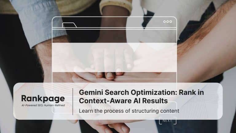 Team members cheering to each other to do Gemini Search Optimization: Rank in Context-Aware AI Results