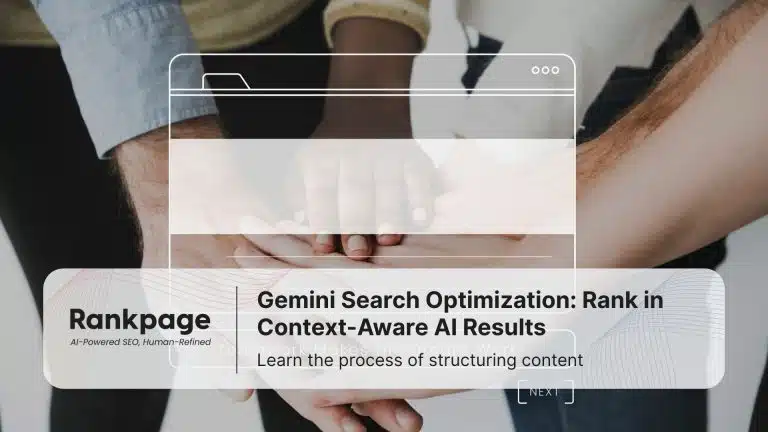 Team members cheering to each other to do Gemini Search Optimization: Rank in Context-Aware AI Results