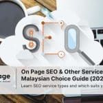 A photo of a laptop with a cloud labeled 'SEO' above it, representing on page SEO as well as other types of SEO services.