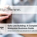 Photo of a search bar, and a person clicking on the link, which symbolizes link building.
