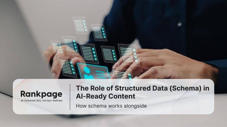Keeping internal contents in order, The Role of Structured Data (Schema) in AI-Ready Content