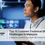 An SEO expert works on technical SEO for his company.