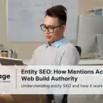 Photo of a businessman looking at his tablet trying to understand entity SEO