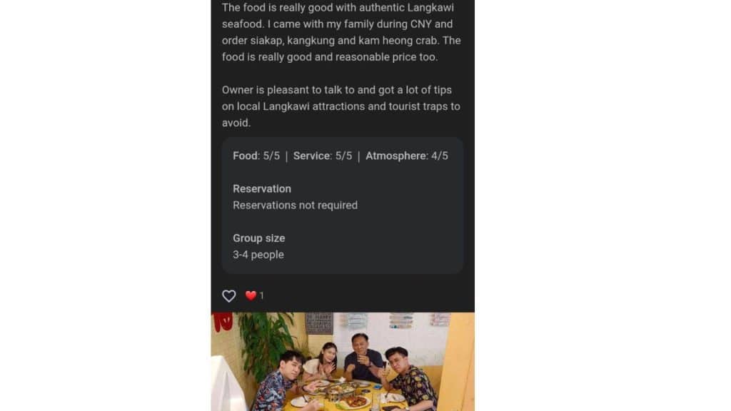 family islandish seafood review photo