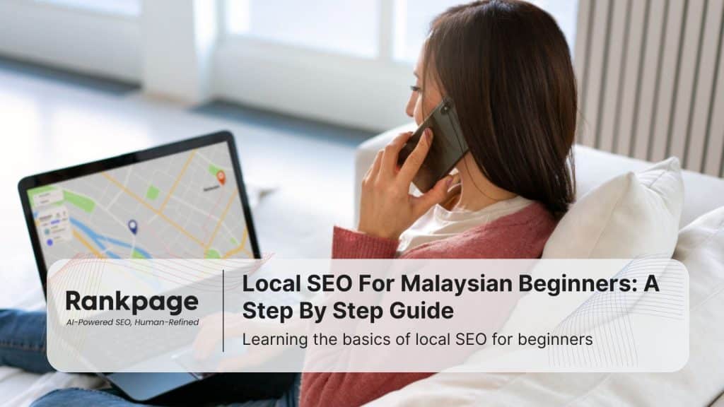 A woman looking at Google Maps on her laptop, symbolizing local SEO