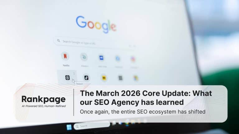march 2026 core update for google seo agency