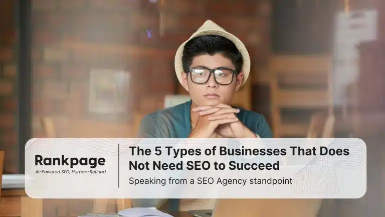 5 types of business in malaysia that does not need SEO