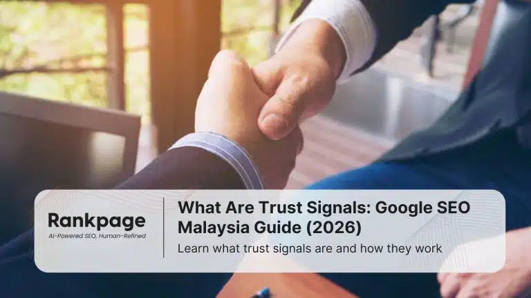 Photo of two businessmen shaking hands, which represents trust signals and how they affect Google SEO Malaysia