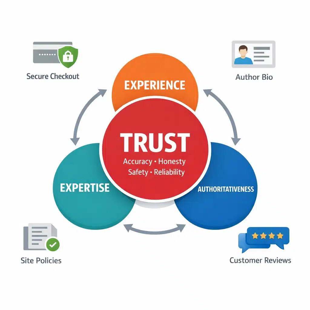 Infographic showing why trust signals matter in Malaysian SEO