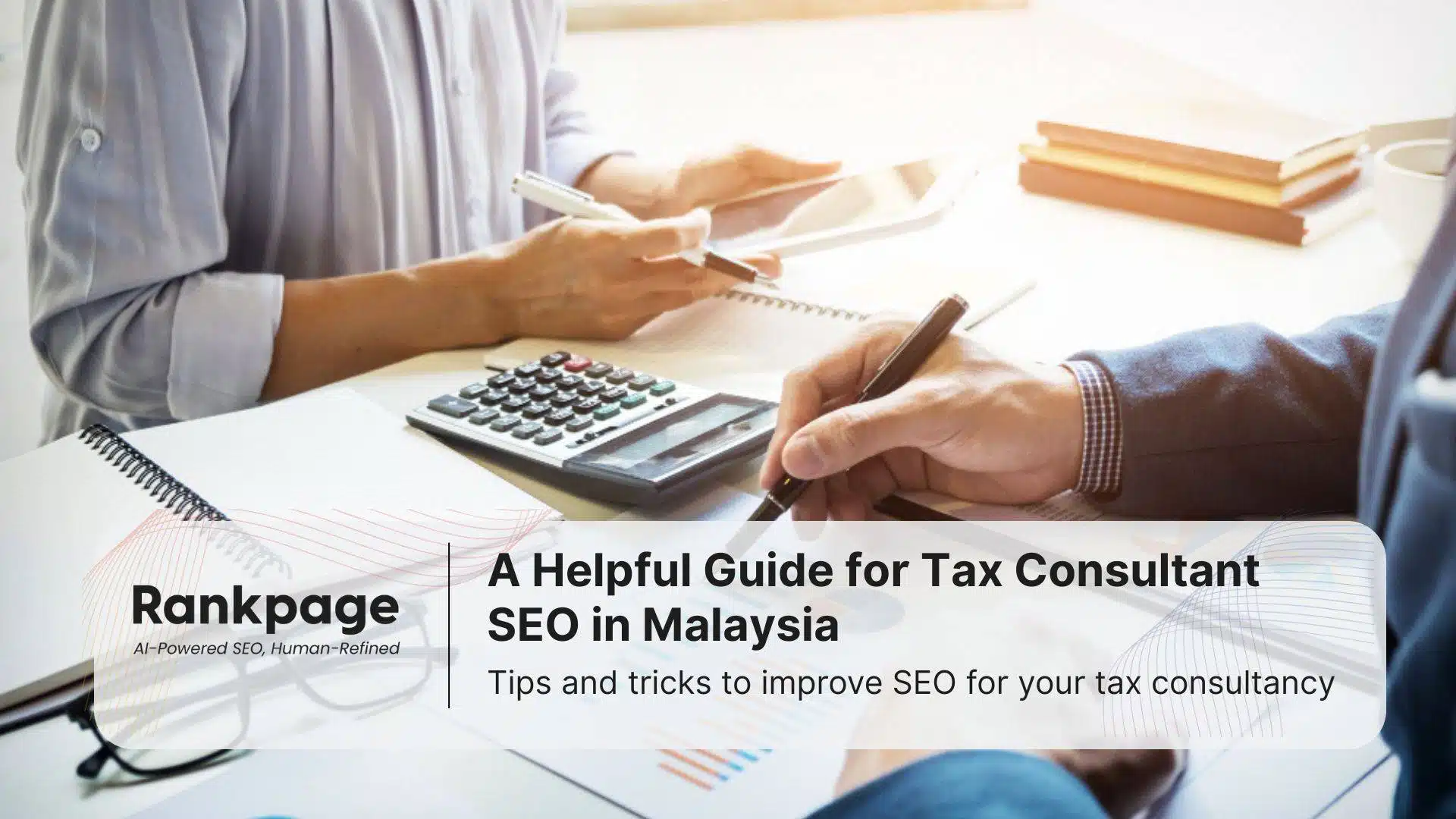Photo of a tax consultant helping a person file their taxes