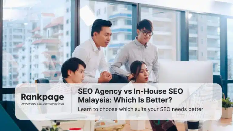 Photo of colleagues from a SEO agency discussing something.