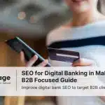 A woman uses her digital banking account to pay for something
