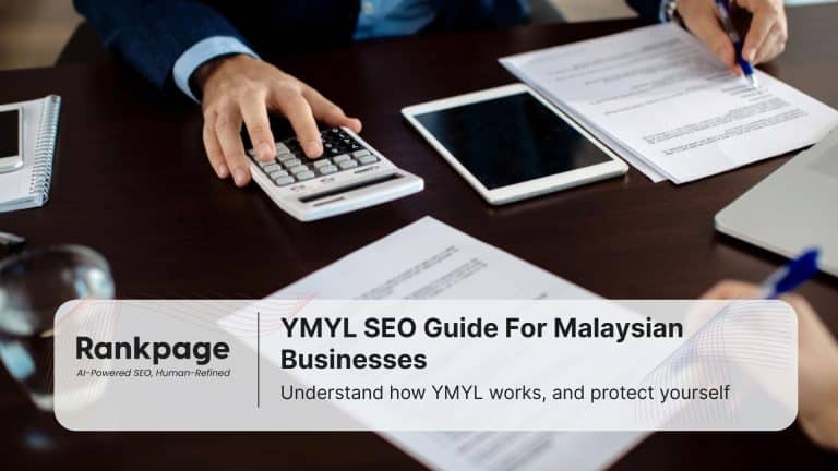 Photo of a man at a desk calculating something with legal documents sitting by him. This represents YMYL SEO