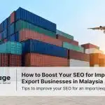 Photo of a port and a plane flying over it, representing an import export business.