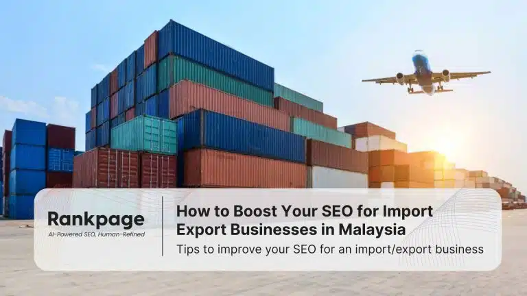 Photo of a port and a plane flying over it, representing an import export business.