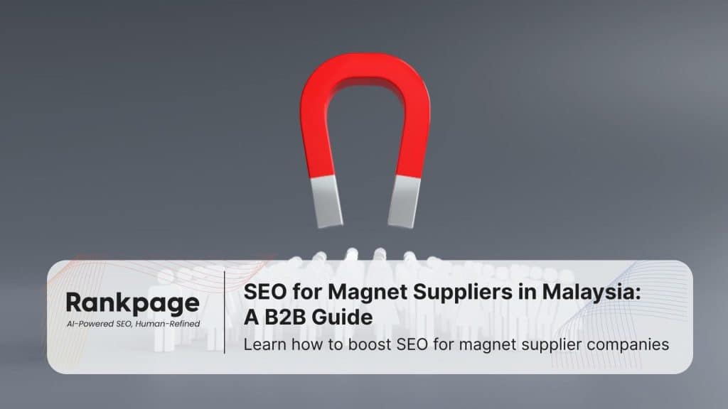 Photo of a magnet pulling a crowd, representing SEO for magnet supplier in Malaysia.