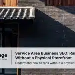 A photo of a storefront, representing service area business SEO and ranking without an address