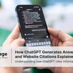 Photo of a person using ChatGPT on their phone