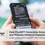 Photo of a person using ChatGPT on their phone