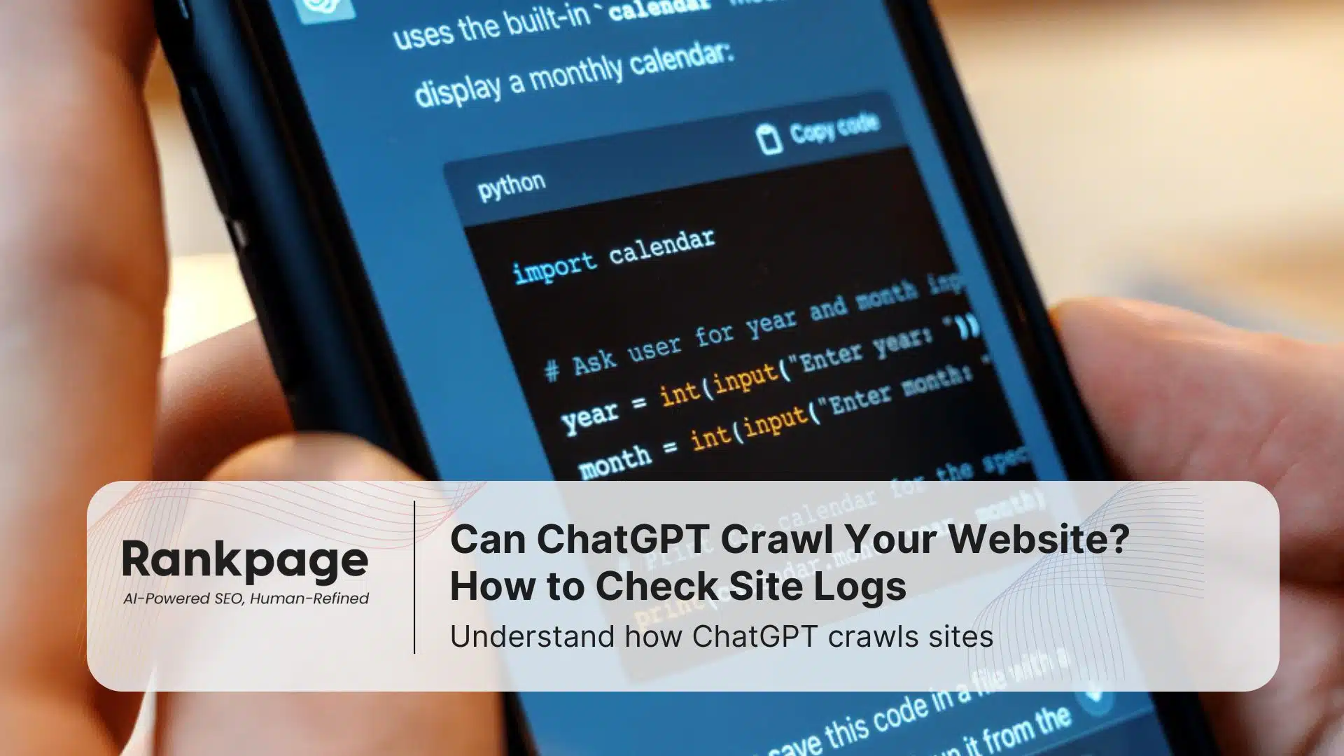 Photo of a person using ChatGPT on their phone