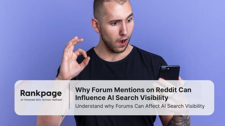 A man looking shocked as he stares at his phone, representing Reddit SEO
