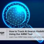 A logo of a magnifying glass, representing AIRM and AI visibility management and tracking