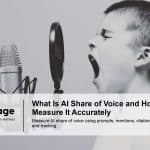boy singing on microphone with pop filter, representing ai share of voice