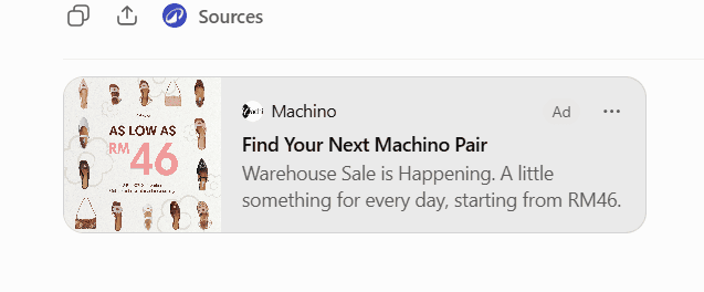 machino ads women footwear
